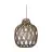 Good&Mojo Lampa Wisząca Mendoza Bambus Burgundy L | Nadaje Się Do 1x E27 