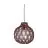 Good&Mojo Lampa Wisząca Mendoza Bambus Burgundy S | Nadaje Się Do 1x E27 