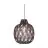 Good&Mojo Lampa Wisząca Mendoza Bambus Burgundy L | Nadaje Się Do 1x E27 