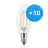 Opakowanie 10x Philips Corepro LED Świeca E14 skręcona świeca Włókno Przezroczysty 2W 250lm - 827 Bardzo Ciepła Biel | Zamienne 25W