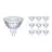 Opakowanie 10x Philips Corepro LED Spot GU5.3 MR16 2.9W 230lm 36D - 827 Bardzo Ciepła Biel | Zamienne 20W