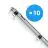 Opakowanie 10x Noxion Oprawy Hermetyczne LED Poseidon V3.0 18-30W 2340-4200lm - 830-865 CCT | 120cm - Poprzez Przewód (5x2.5mm2)