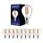 Opakowanie 10x Noxion Lucent Lustre LED E14 Piłka Włókno Przezroczysty 4.5W 470lm - 827 Bardzo Ciepła Biel | Ściemnianie - Zamienne 40W