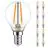 Opakowanie 10x Noxion Lucent LED E14 Piłka Włókno Przezroczysty 2.5W 250lm - 827 Bardzo Ciepła Biel | Zamienne 25W