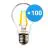 Opakowanie 100x Noxion Lucent LED E27 Gruszka Włókno Przezroczysty 7W 806lm - 840 Zimna Biel | Zamienne 60W
