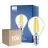 Opakowanie 10x Philips Master Value LED Lustre E14 Piłka Włókno Przezroczysty 3.4W 470lm - 927 Bardzo Ciepła Biel | Najlepsze renderowanie kolorów - Ściemnianie - Zamienne 40W