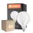 Opakowanie 6x Ledvance LED Classic E27 Globe Matowy 11W 1521lm - 827 Bardzo Ciepła Biel | Ściemnianie - Zamienne 100W