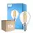 Opakowanie 10x Philips Corepro LED Lustre E14 Piłka Włókno Przezroczysty 6.5W 806lm - 827 Bardzo Ciepła Biel | Zamienne 60W