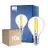 Opakowanie 10x Philips MASTER LED E14 Piłka Włókno Przezroczysty 2.5W 340lm - 922-927 Dim To Warm | Najlepsze Renderowanie Kolorów - Ściemnianie - Zamienne 25W