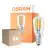 Opakowanie 6x Osram LED Special E14 Tubular Żarówka T26 Włókno Przezroczysty 2.8W 250lm - 827 Bardzo Ciepła Biel | Ściemnianie - Zamienne 25W