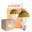 Opakowanie 6x Osram Classic LED E27 Gruszka Włókno Mirror Złoty 4W 400lm - 827 Bardzo Ciepła Biel | Zamienne 35W