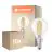 Opakowanie 10x Ledvance Classic LED E14 Gruszka Włókno Przezroczysty 3.4W 470lm - 827 Bardzo Ciepła Biel | Zamienne 40W