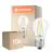 Opakowanie 10x Ledvance Classic LED E27 Gruszka Włókno Przezroczysty 1W 136lm - 827 Bardzo Ciepła Biel | Zamienne 15W