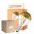 Opakowanie 6x Osram Classic LED E14 Piłka Włókno Przezroczysty 4W 380lm - 827 Bardzo Ciepła Biel | Zamienne 34W