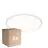 Opakowanie 6x Nordlux LED Lampa sufitowa Oja 42 Valkoinen 24W 2200lm - 830-840 CCT | IP54 - Ściemnianie