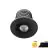 EcoDim Wpuszczany Spot Mini Czarny 2.5W 155lm 30D - 827 Bardzo Ciepła Biel | 35mm - Aukko 28mm - IP67 - Ściemnianie