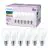 Opakowanie 6x Philips Żarówka LED E27 Gruszka Matowy 7W 806lm - 827 Bardzo Ciepła Biel