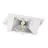 LED Downlight Wallwasher Wally Średni Valkoinen 27W 3850lm 78x100D - 840 Zimna Biel - 238x145mm