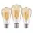 Opakowanie 3x Eglo LED Edison E27 Włókno Bursztyn 4W 400lm - 822 Bardzo Ciepła Biel | Zamienne 40W