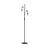 Eglo Lampa podłogowa Townshend Stal Drewno Czarny Brązowy | IP20 - Nadaje Się Do 2x E27 