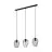 Eglo Lampa Wisząca Newtown Stal Czarny | IP20 - Nadaje Się Do 3x E27 