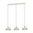 Eglo Lampa Wisząca Valdiola Stal Szlifowany | IP20 - Nadaje Się Do 3x E27 
