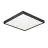 Eglo Lampa sufitowa Oświetlenie łazienkowe Fueva 6 Plastikowy Czarny 10.5W 1700lm - 827-840-865 CCT