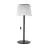 Eglo Lampa Stołowa Scordiano Solar Stal Czarny 2W 220lm - 830-840-865 CCT | IP44 - USB-C