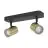 Eglo Lampa sufitowa Consuma 1 Stal Czarny Złoty | IP44 - Nadaje Się Do 2x GU10 