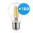 Opakowanie 100x Noxion Lucent LED E27 Gruszka Włókno Przezroczysty 4.5W 470lm - 822-827 Dim To Warm | Ściemnianie - Zamienne 40W