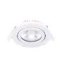 Noxion LED uchylny Slim Spot Valkoinen 6W 550lm - 930 Ciepła Biel | Aukko 75mm - IP54 - Najlepsze renderowanie kolorów 