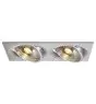 SLV New Tria 2 Spot Aluminium Szary | Nadaje Się Do 2x GU10 (AR111) 
