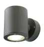 SLV Sitra Światło Ścienne Aluminium Szary Up & Down | Światło Zewnętrzneing - IP44 - Nadaje Się Do 2x GX53