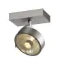 SLV Kalu Spot Aluminium Szary Okrągła | Nadaje Się Do 1x GU10 (AR111) 