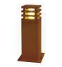 SLV Plac 40 Lampa podłogowa Stal Zardzewiały Plac 9W 90lm - 830 Ciepła Biel | Zewnętrzna - IP55
