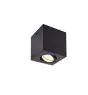 SLV Triledo Lampa sufitowa Aluminium Czarny Okrągła | Nadaje Się Do 1x GU10 