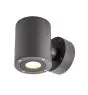 SLV Sitra Up/Down Światło Ścienne Aluminium Szary 18W 976lm - 830 Ciepła Biel | Zewnętrzna