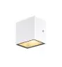SLV Sitra Cube Światło Ścienne Aluminium Valkoinen 11W 1270lm - 840 Zimna Biel | Zewnętrzna - IP65