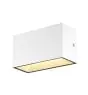 SLV Sitra M Up/Down Światło Ścienne Aluminium Valkoinen 14W 1880lm - 830-840 CCT | Zewnętrzna - IP65