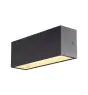 SLV Sitra L Up/Down Światło Ścienne Aluminium Szary 24W 3060lm - 830-840 CCT | Zewnętrzna - IP65