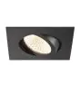 SLV New Tria 68 Spot Aluminium Czarny Plac 11W 700lm 60D - 918-930 Dim To Warm | Aukko 68mm - Najlepsze Renderowanie Kolorów