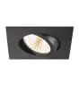 SLV New Tria 68 Spot Aluminium Czarny Plac 11W 700lm 38D - 918-930 Dim To Warm | Aukko 68mm - Najlepsze Renderowanie Kolorów