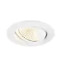 SLV New Tria 68 Spot Aluminium Valkoinen 11W 700lm 60D - 918-930 Dim To Warm | Aukko 68mm -  Najlepsze Renderowanie Kolorów
