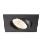 SLV New Tria 68 Spot Aluminium Czarny Plac 8.3W 705lm 60D - 927 Bardzo Ciepła Biel | Aukko 68mm - Najlepsze Renderowanie Kolorów - Ściemnianie 