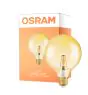 Osram Vintage 1906 LED E27 Globe Włókno Złoty 125mm 2.8W 200lm - 824 Bardzo Ciepła Biel | Zamienne 25W