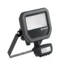 Ledvance LED Iluminacja Aluminium Czarny 8W 1100lm 100D - 830 Ciepła Biel | IP65 - Czujnik Ruchu I Światła - Symetryczny