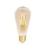 WiZ Smart LED E27 Edison Włókno Bursztyn 6.5W 720lm - 820-845 Przestrajalny Valkoinen | Ściemnianie - Zamienne 50W
