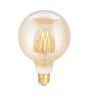 WiZ Smart LED E27 Globe Włókno Bursztyn 125mm 6.5W 720lm - 820-845 Przestrajalny Valkoinen | Ściemnianie - Zamienne 50W