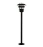 Nordlux Vejers Lampa na postumencie Metal i Szkło Czarny | IP54 - Nadaje Się Do E27