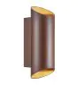 Nordlux Nico Światło Ścienne Aluminium Zardzewiały Up & Down | IP54 - Nadaje Się Do 2x GU10
